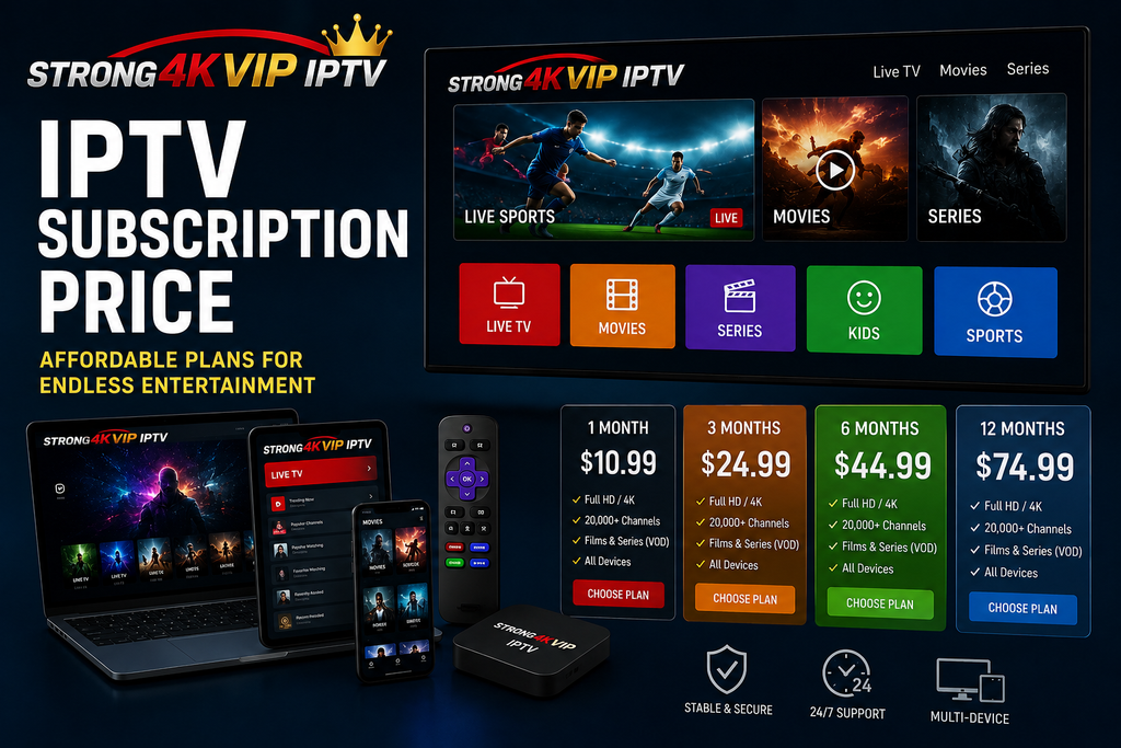 iptv subscription price
